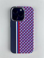 Защитная накладка для iPhone 14 Pro Max Флаг России Magsafe