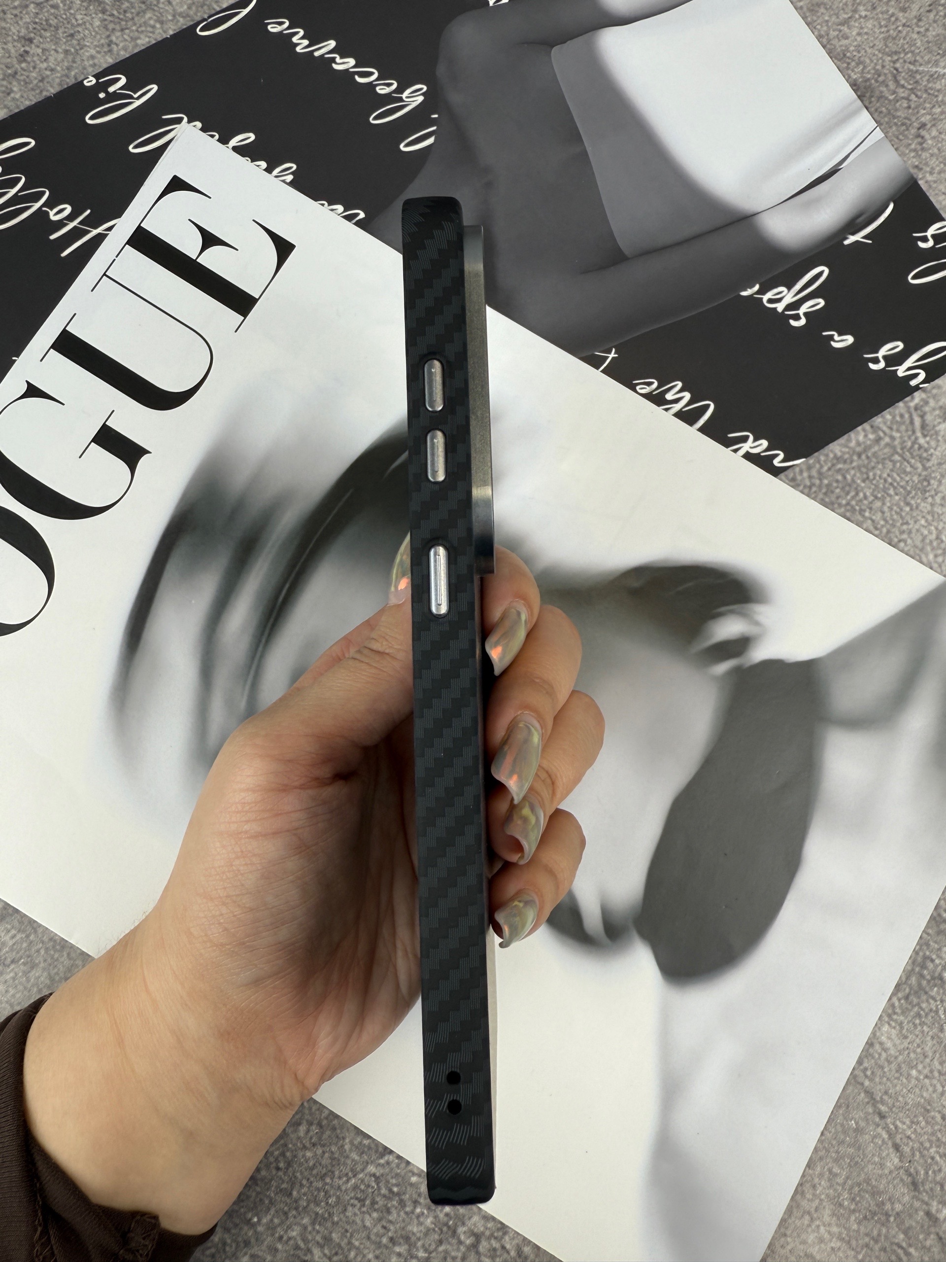 Защитная накладка для Samsung S26 Ultra LUXO Magsafe 8 (j162) Вид сбоку