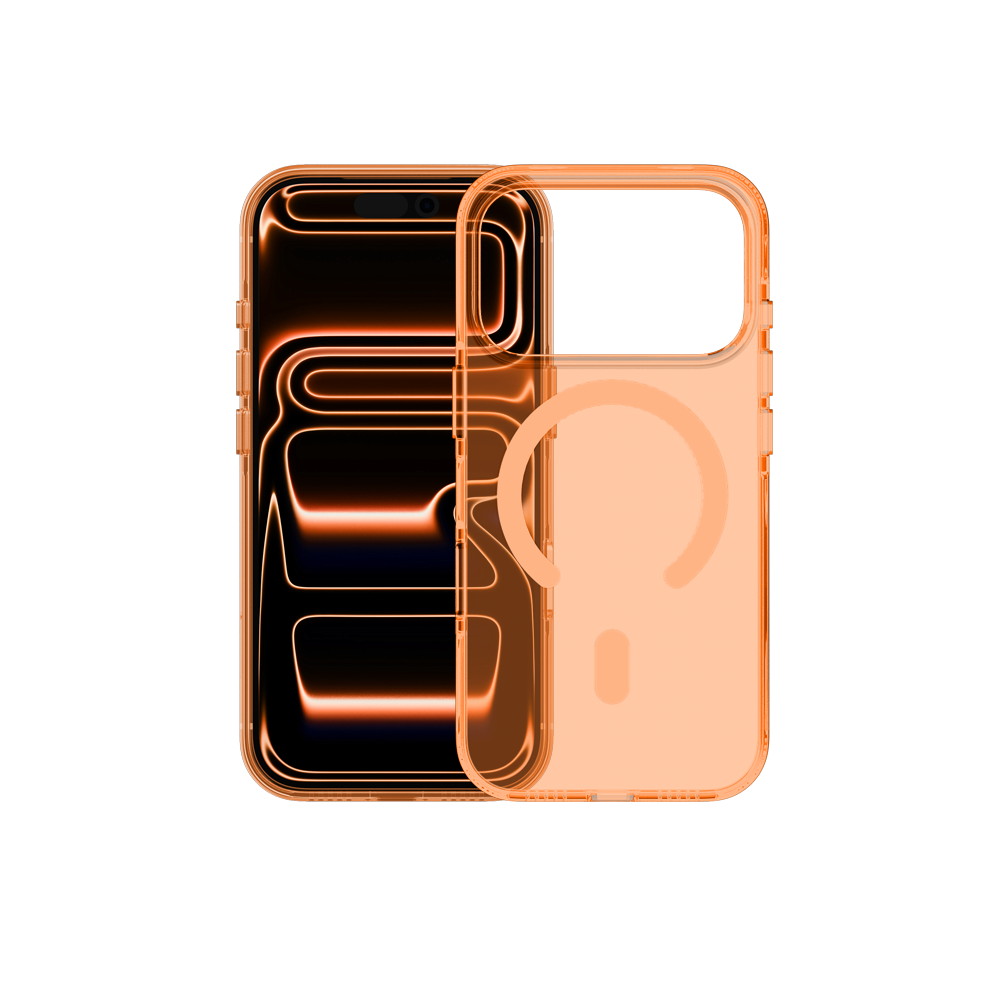 Чехол для iPhone 17 Pro max KZDOO Iceguard Orange Вид спереди