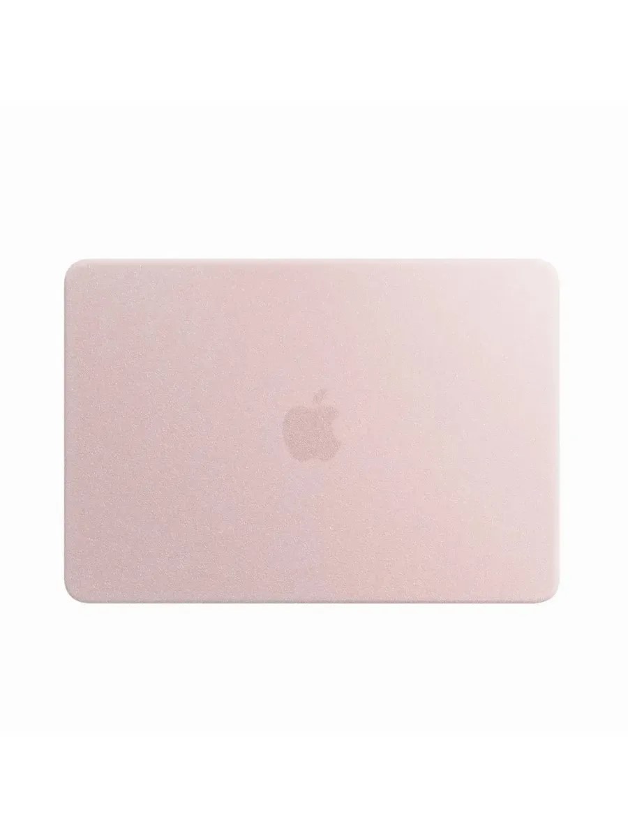 Чехол для Apple MacBook HardShell Case Neo 13 A3404 матовый розовый Вид спереди