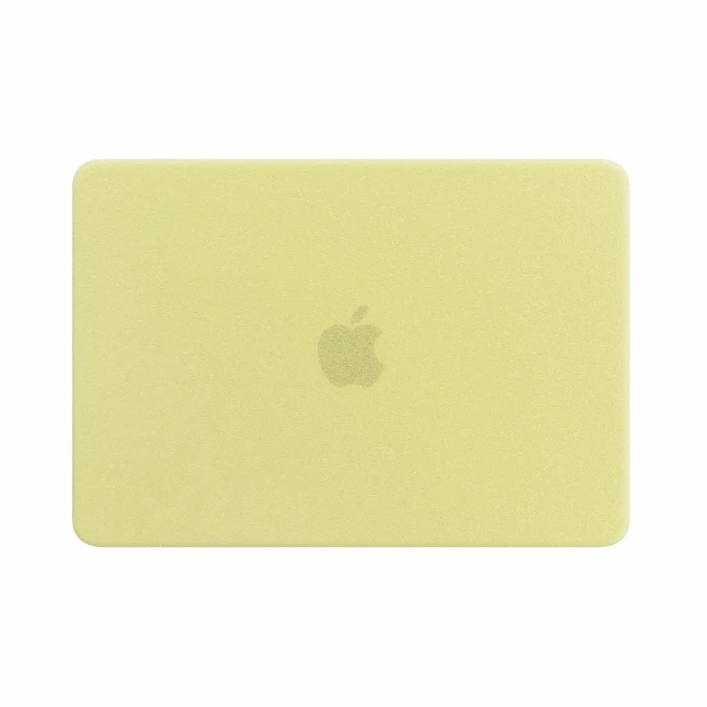 Чехол для Apple MacBook HardShell Case Neo 13 A3404 матовый желтый Вид спереди