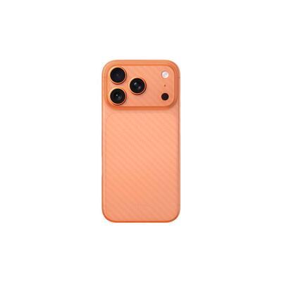 Чехол для iPhone 17 Pro Max KZDOO Air Carbon Orange