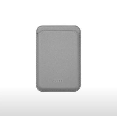 KZDOO Mag Leather Wallet Titanium grey